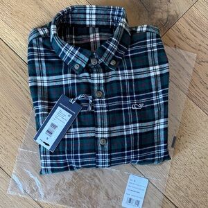 Boy’s Vineyard Vines Flannel Button-Down Shirt